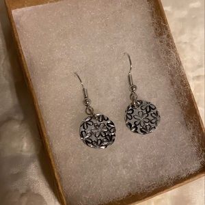 Textured Flower Earrings